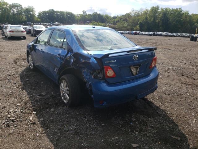 Photo 3 from auction – 2009 TOYOTA COROLLA BA with VIN 2T1BU40E29C139050
