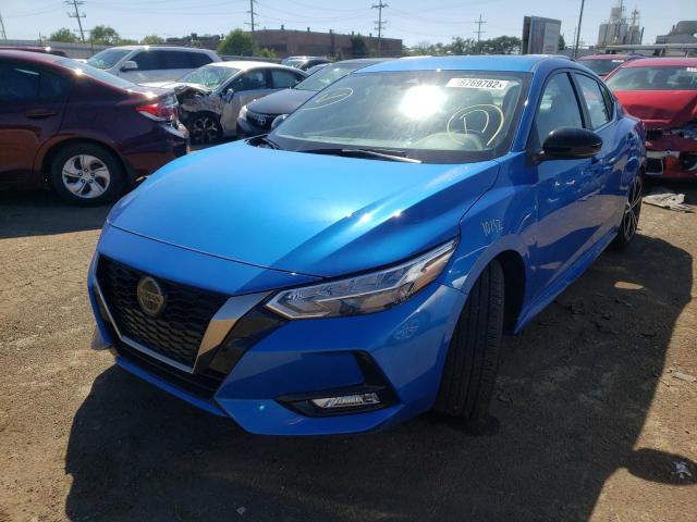 Photo 2 from auction – 2022 NISSAN SENTRA SR with VIN 3N1AB8DV6NY213327