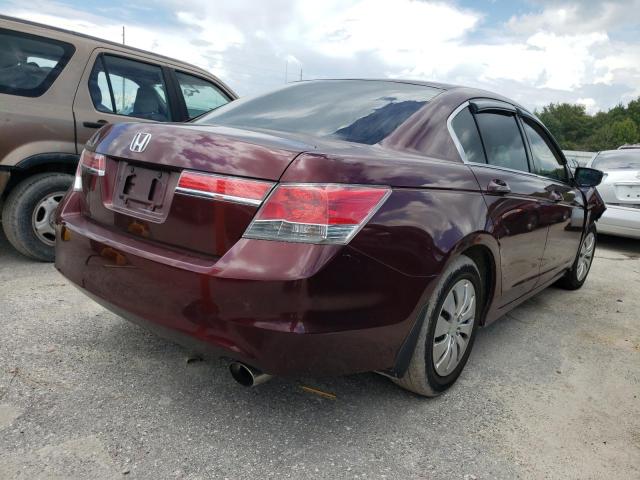 Photo 4 from auction – 2011 HONDA ACCORD LX with VIN 1HGCP2F35BA019521