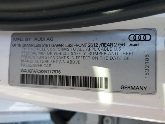 Photo 10 from auction – 2016 AUDI A6 PREMIUM with VIN WAUGFAFC9GN177676