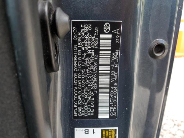 Photo 10 from auction – 2010 SCION TC with VIN JTKDE3B7XA0305112