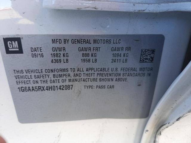 Photo 10 from auction – 2017 CADILLAC ATS with VIN 1G6AA5RX4H0142087