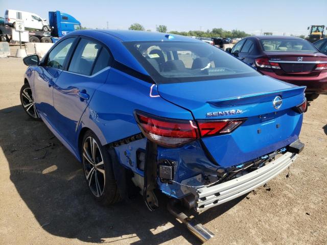 Photo 3 from auction – 2022 NISSAN SENTRA SR with VIN 3N1AB8DV6NY213327