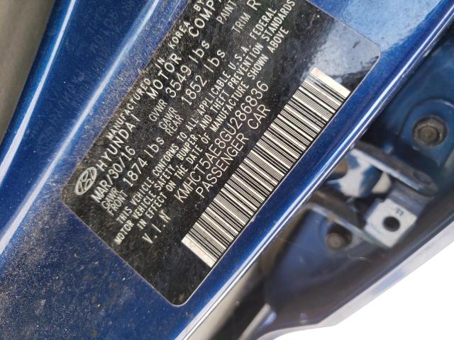Photo 10 from auction – 2016 HYUNDAI ACCENT SE with VIN KMHCT5AE8GU286836