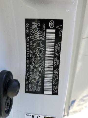 Photo 10 from auction – 2010 TOYOTA PRIUS with VIN JTDKN3DU7A1224953