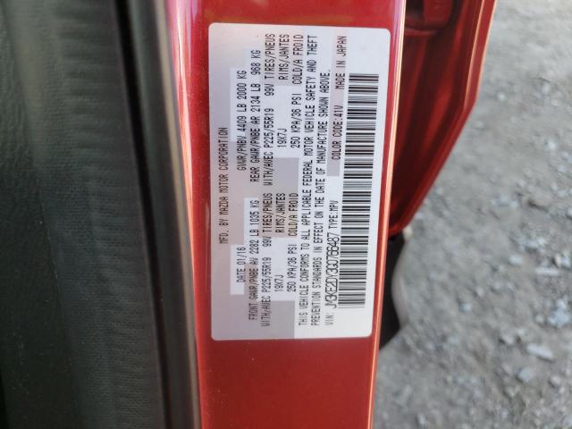 Photo 10 from auction – 2016 MAZDA CX-5 GT with VIN JM3KE2DY3G0766487
