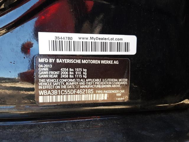 Photo 10 from auction – 2013 BMW 320 I with VIN WBA3B1C55DF462185
