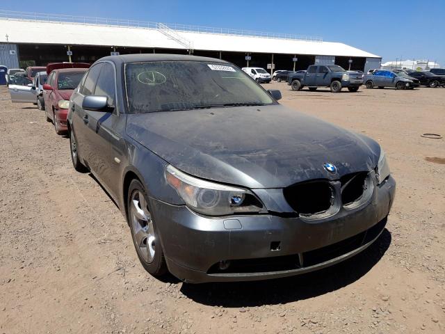 BMW 525 I 2007 with VIN WBANE535X7CK92547 - Photo from auction