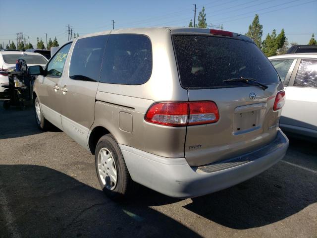 Photo 3 from auction – 2001 TOYOTA SIENNA CE with VIN 4T3ZF19C61U410016
