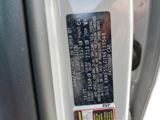 Photo 10 from auction – 2022 KIA STINGER GT with VIN KNAE55LC1N6117548