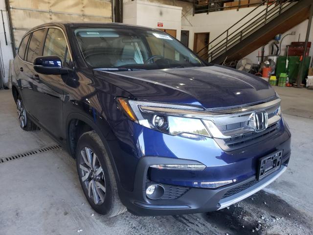 HONDA PILOT EX 2021 with VIN 5FNYF6H33MB018468 - Photo from auction