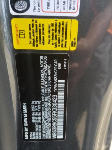 Photo 10 from auction – 2015 BMW M4 with VIN WBS3R9C55FK330429