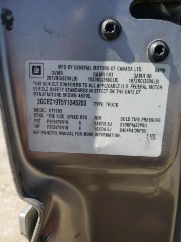 Photo 10 from auction – 2000 CHEVROLET SILVERADO with VIN 2GCEC19T5Y1345203