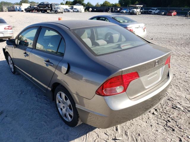 Photo 3 from auction – 2008 HONDA CIVIC LX with VIN 2HGFA16588H343955