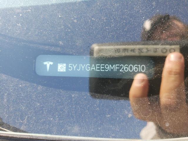 Photo 10 from auction – 2021 TESLA MODEL Y with VIN 5YJYGAEE9MF260610
