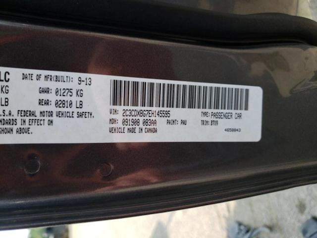 Photo 10 from auction – 2014 DODGE CHARGER SE with VIN 2C3CDXBG7EH145595