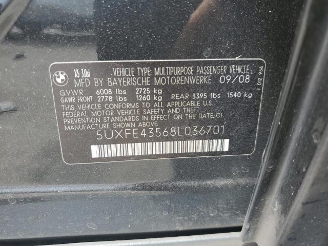 صورة رقم 10 من المزاد - 2008 BMW X5 3.0I مع VIN 5UXFE43568L036701