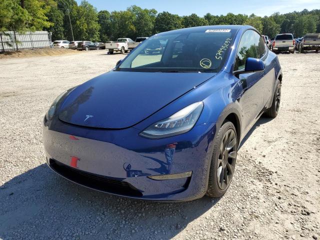 Foto 2 de la subasta – 2021 TESLA MODEL Y con VIN 5YJYGDEE4MF111507