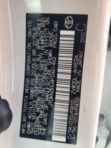 Photo 10 from auction – 2015 TOYOTA PRIUS with VIN JTDKN3DU4F0461462