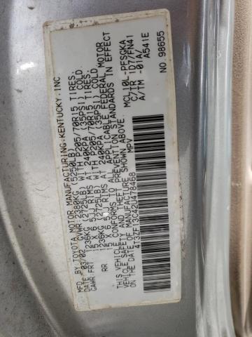 Photo 10 from auction – 2002 TOYOTA SIENNA LE with VIN 4T3ZF13C42U478468