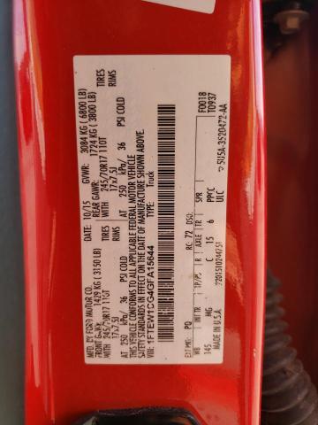 Photo 10 from auction – 2016 FORD F150 SUPER with VIN 1FTEW1CG4GFA15644
