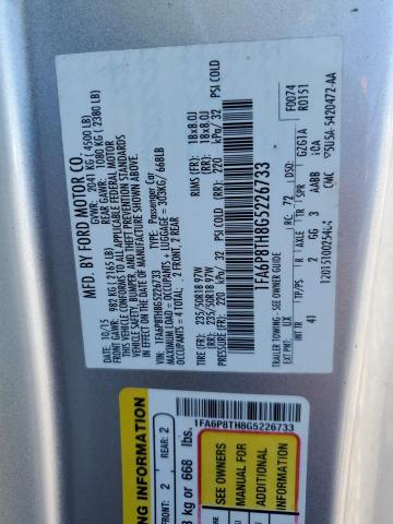 Photo 10 from auction – 2016 FORD MUSTANG with VIN 1FA6P8TH8G5226733