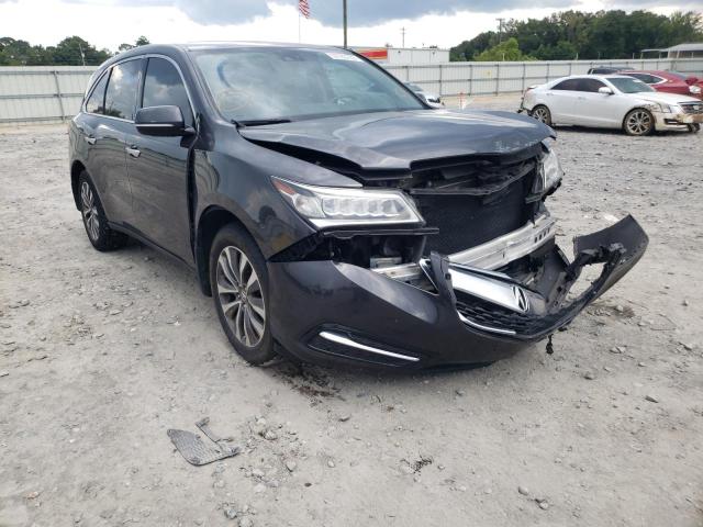 ACURA MDX TECHNO 2015 with VIN 5FRYD3H43FB004374 - Photo from auction