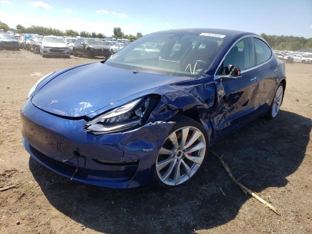 Photo 2 from auction – 2019 TESLA MODEL 3 with VIN 5YJ3E1EB0KF438343