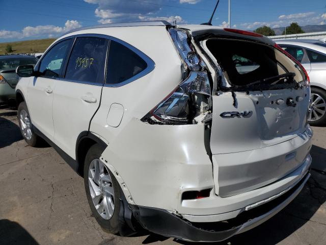 Photo 3 from auction – 2015 HONDA CR-V EXL with VIN 5J6RM4H72FL080634