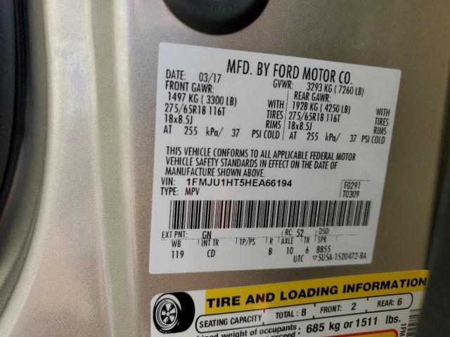 صورة رقم 10 من المزاد - 2017 FORD EXPDTION مع VIN 1FMJU1HT5HEA66194