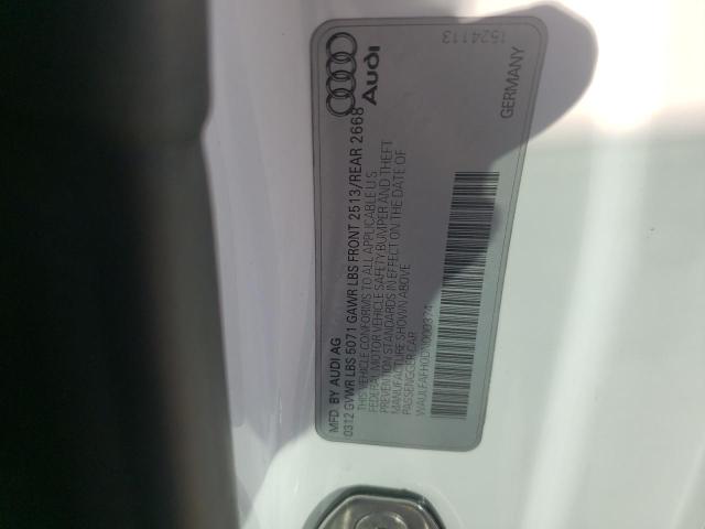 Photo 10 from auction – 2013 AUDI A5 PREMIUM with VIN WAULFAFH0DN000374