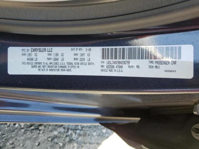 Photo 10 from auction – 2008 DODGE AVENGER SE with VIN 1B3LC46K98N236795