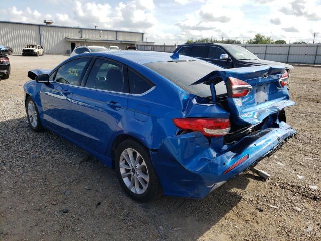 Photo 3 from auction – 2020 FORD FUSION SE with VIN 3FA6P0HD5LR221780