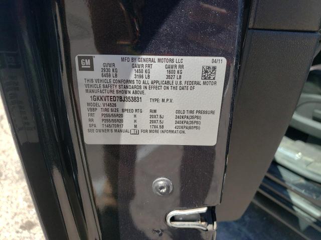 Photo 10 from auction – 2011 GMC ACADIA DEN with VIN 1GKKVTED7BJ353831