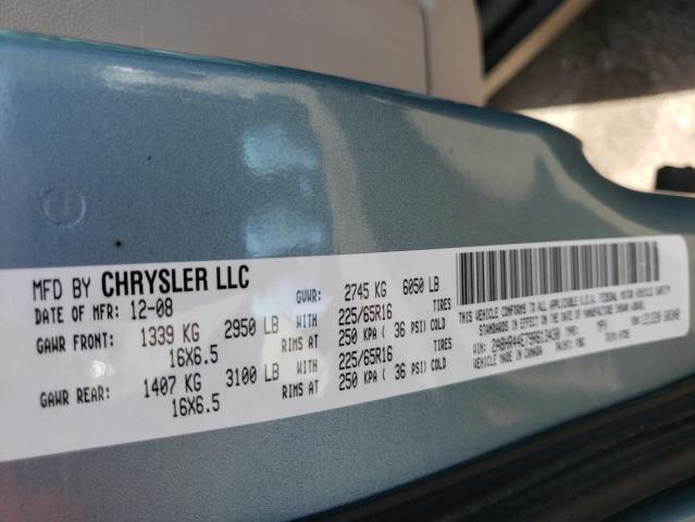 Photo 10 from auction – 2009 CHRYSLER TOWN & COU with VIN 2A8HR44E79R613430