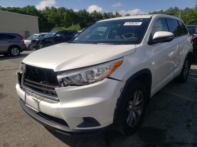 Фото 2 с аукциона – 2016 TOYOTA HIGHLANDER с VIN 5TDBKRFH5GS291705