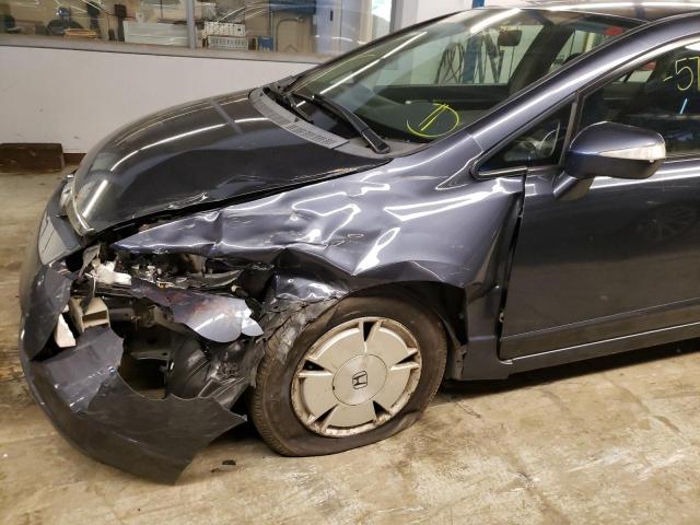 Photo 9 from auction – 2007 HONDA CIVIC HYBR with VIN JHMFA36237S010956