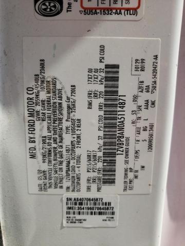 Photo 10 from auction – 2010 FORD MUSTANG with VIN 1ZVBP8AN0A5114871