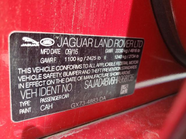 Photo 10 from auction – 2017 JAGUAR XE PREMIUM with VIN SAJAD4BV6HA968135