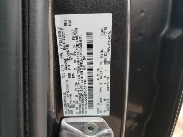 Photo 10 from auction – 2015 FORD ESCAPE SE with VIN 1FMCU9G95FUC01738