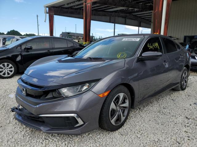 Photo 2 from auction – 2019 HONDA CIVIC LX with VIN 19XFC2F60KE037245