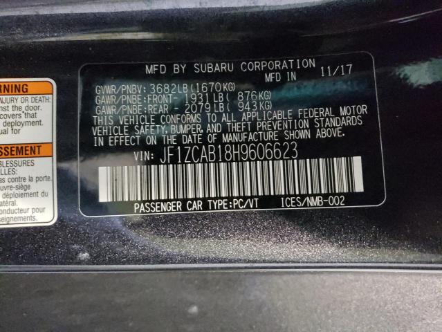 Photo 10 from auction – 2017 SUBARU BRZ 2.0 PR with VIN JF1ZCAB18H9606623