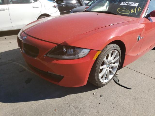 Photo 9 from auction – 2007 BMW Z4 3.0 with VIN 4USBU33577LW60092