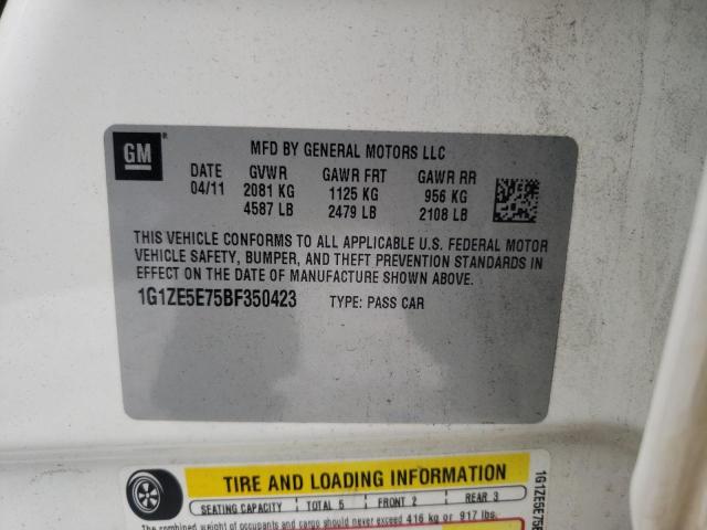 Photo 10 from auction – 2011 CHEVROLET MALIBU LTZ with VIN 1G1ZE5E75BF350423