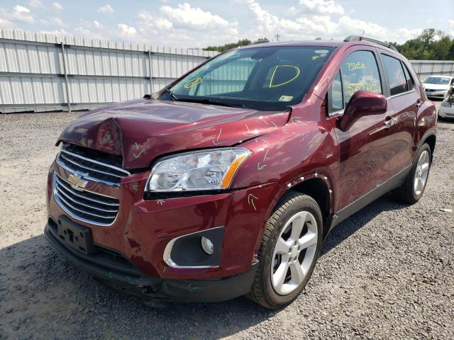 Photo 2 from auction – 2016 CHEVROLET TRAX LTZ with VIN 3GNCJRSB3GL260541