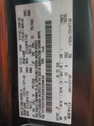 Photo 10 from auction – 2016 FORD F150 SUPER with VIN 1FTEW1EF2GKD29630