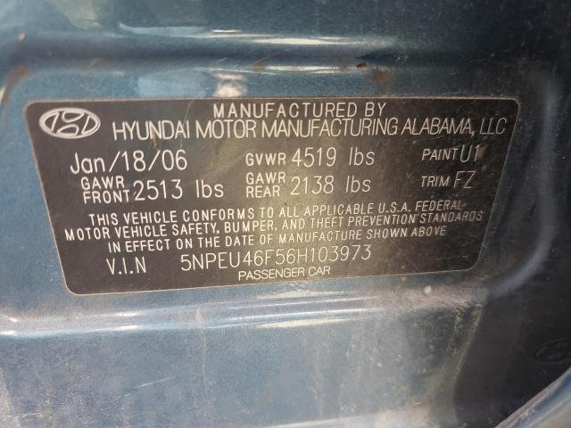 Photo 10 from auction – 2006 HYUNDAI SONATA GLS with VIN 5NPEU46F56H103973