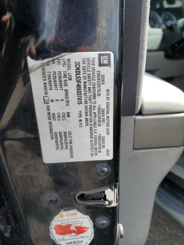 Photo 10 from auction – 2006 CHEVROLET EQUINOX LT with VIN 2CNDL63F466037415