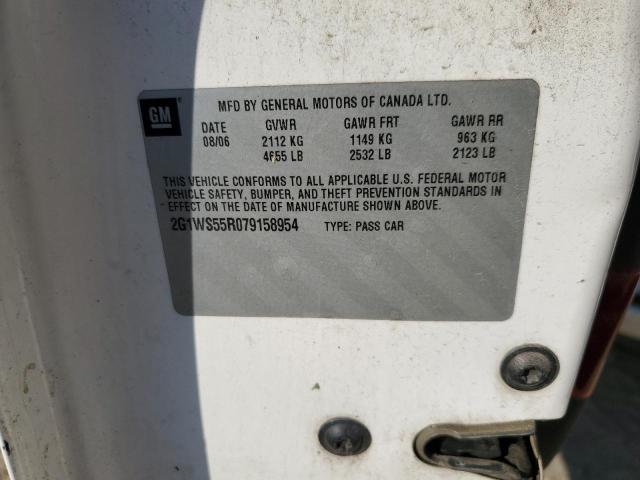 Photo 10 from auction – 2007 CHEVROLET IMPALA POL with VIN 2G1WS55R079158954