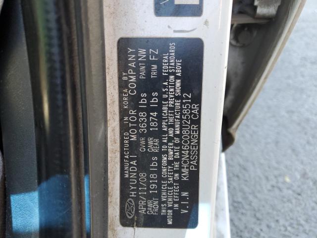 Photo 10 from auction – 2008 HYUNDAI ACCENT GLS with VIN KMHCN46C08U258512